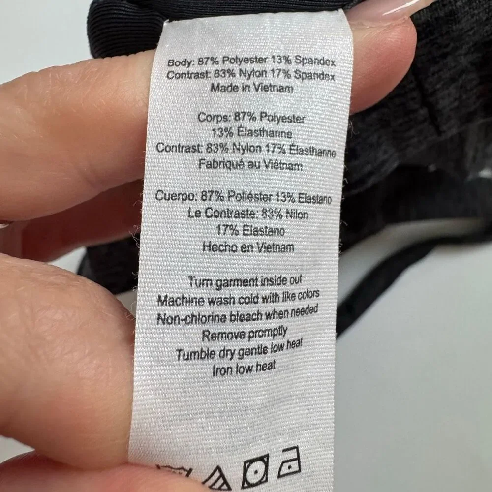 Alo Yoga Sports Bra Size Small Gray Heather Lotus Halter Stretch Comfort Alosoft